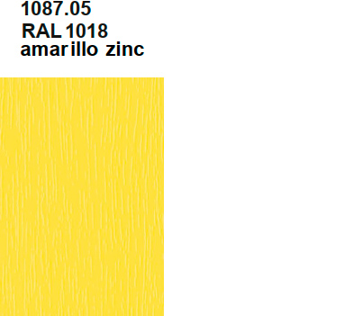 Paleta de colores amarillo zinc